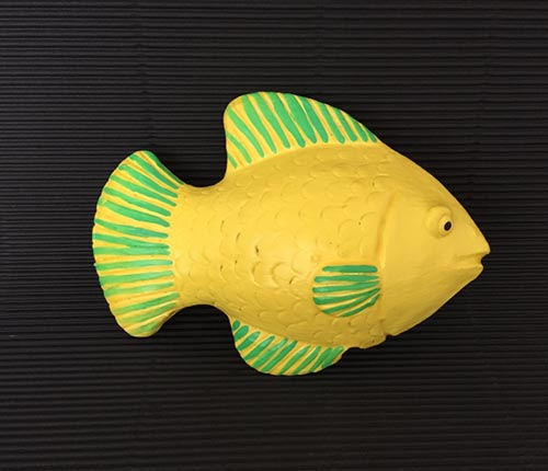 Thumbnail: Handpainted Terracotta Fish Garden stick