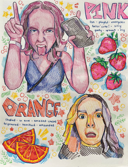 Pink & Orange