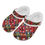 Thumbnail: Lifetime Member "Crimmuh" White Warm House Clog Winter Fur Lined Garden Slippers