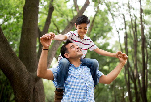 Father with his Son