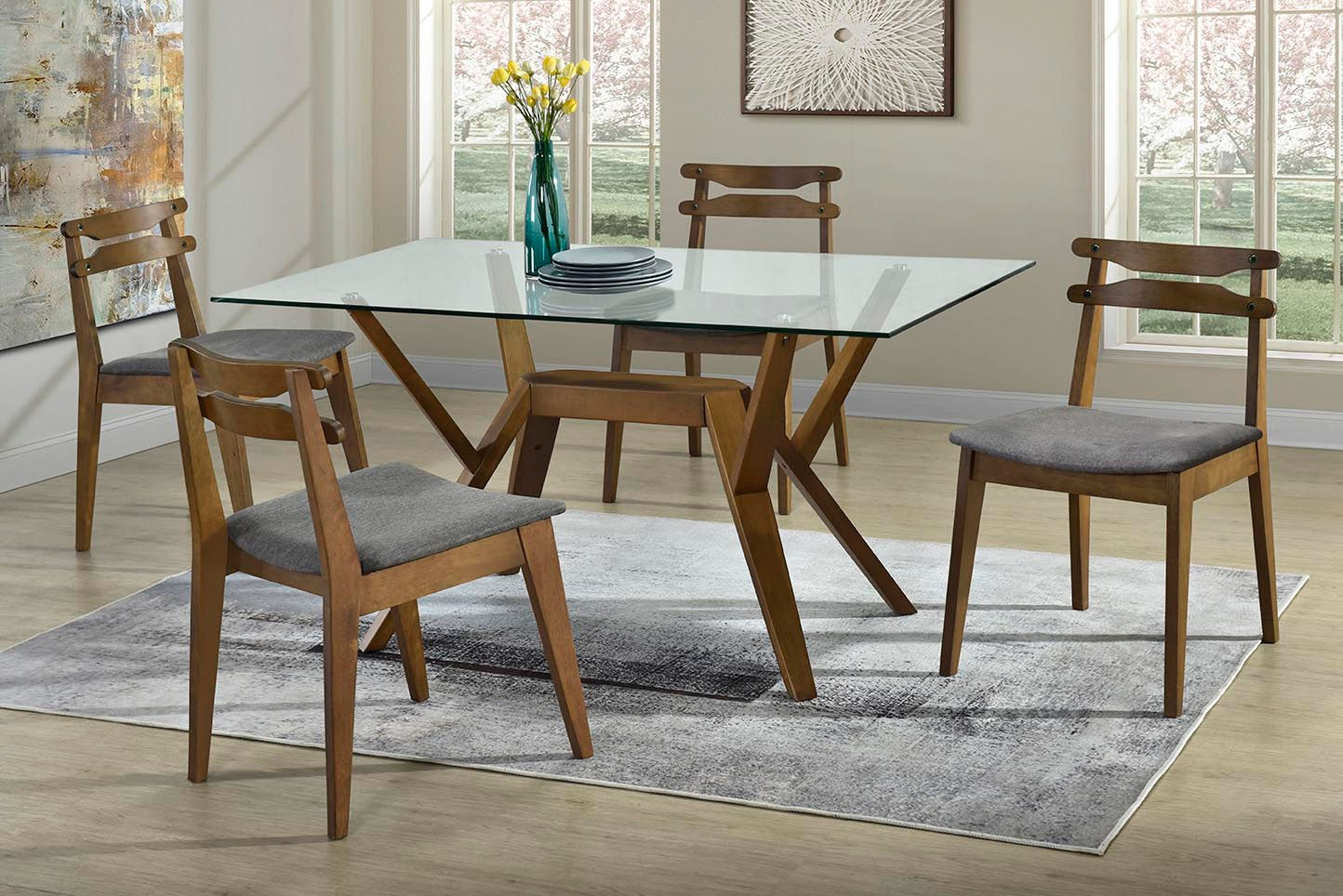 DC1011 DINING CHAIR & TB8062 DINING TABLE