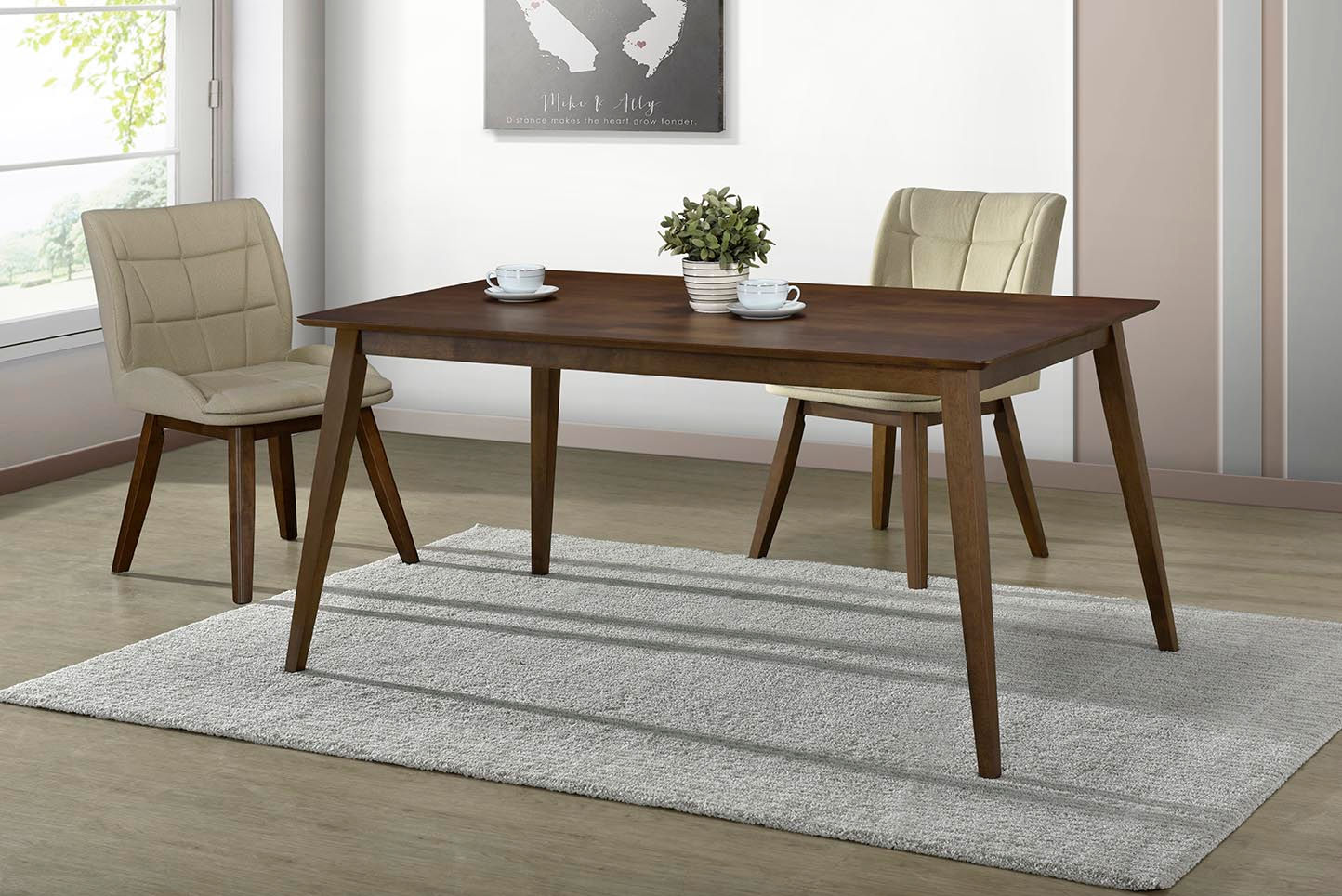 DC1009 DINING CHAIR & TB8056 DINING TABLE