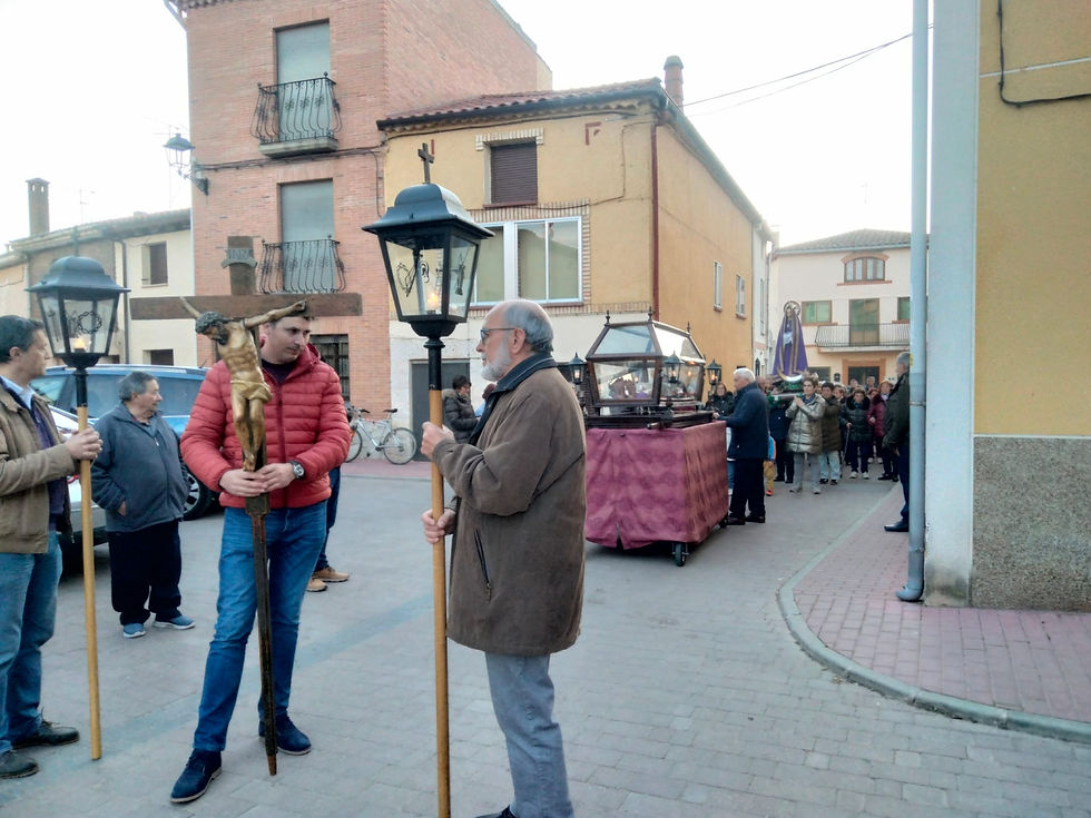 Llegando a la plaza Alfonso Pérez Andújar. Foto Luis Ángel