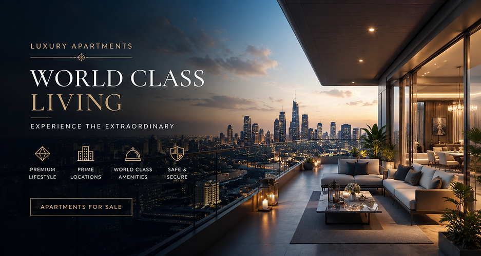 Apartments for sale Banner