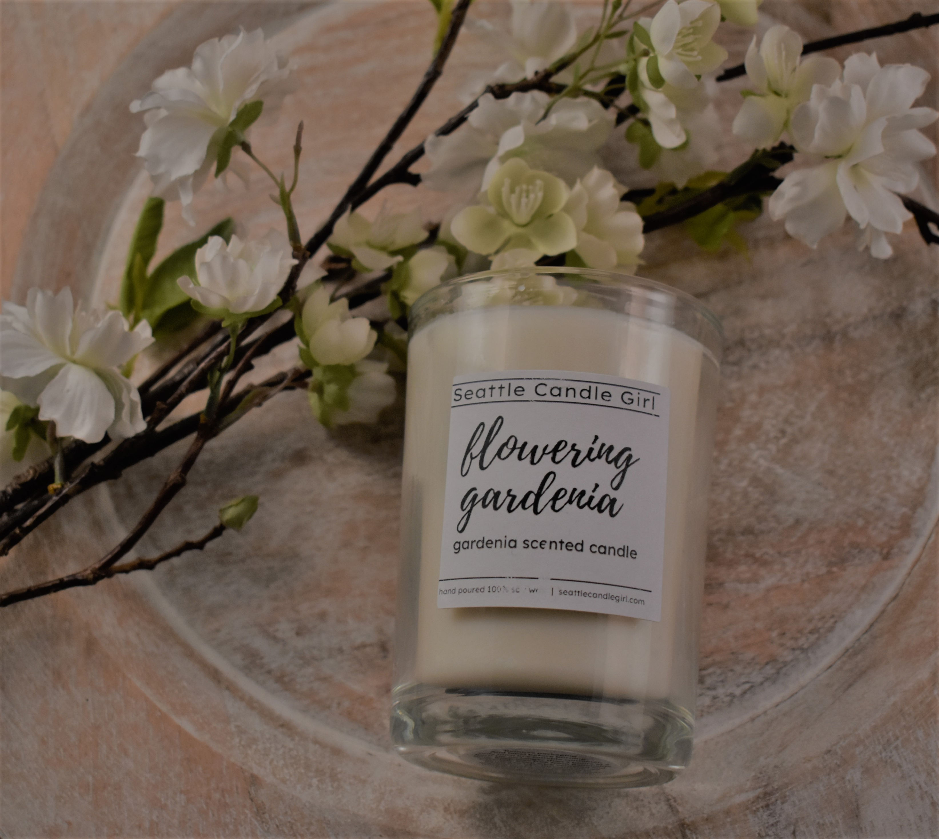 Flowering Gardenia Soy Candle