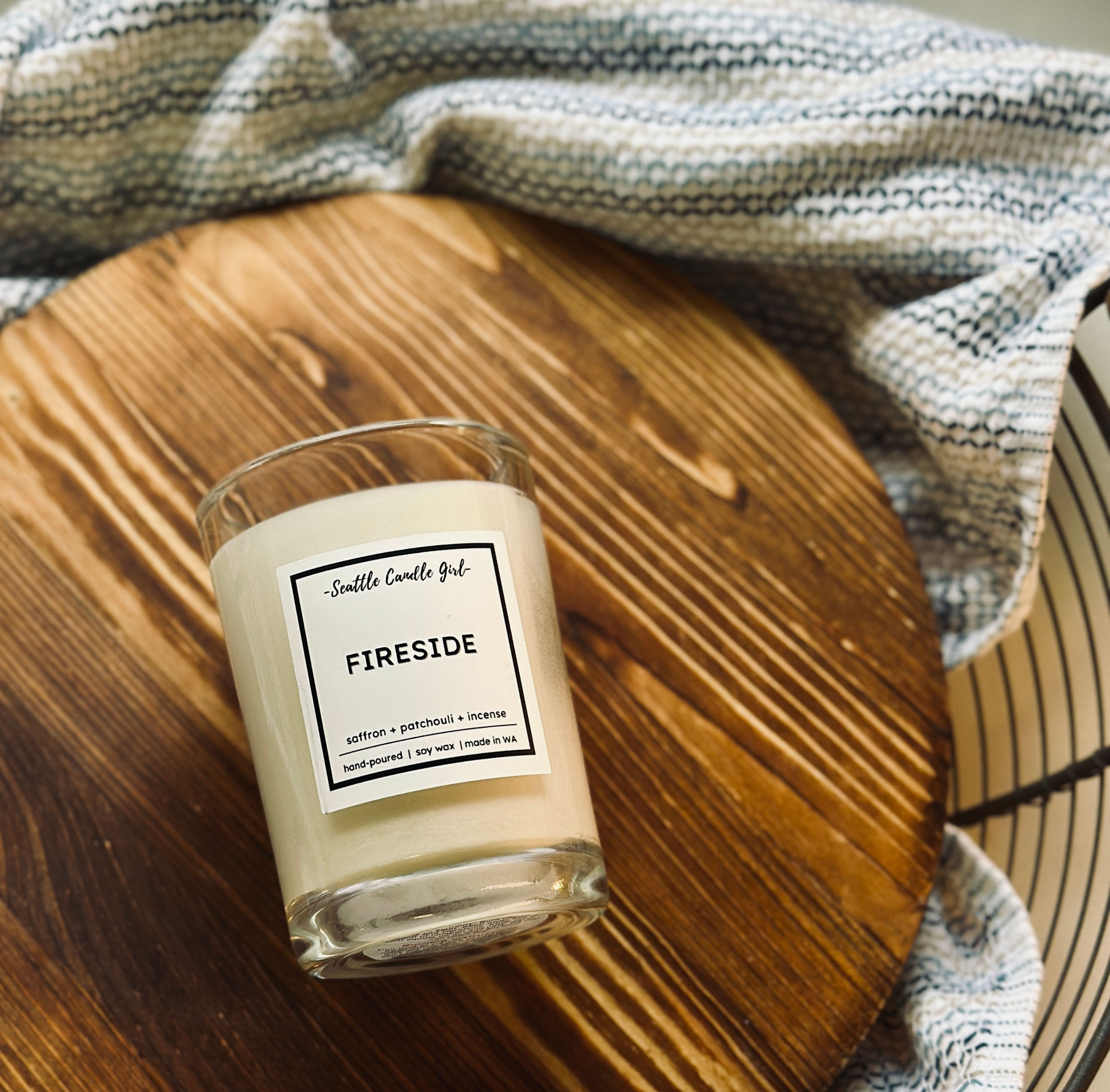 Fireside- 8 oz. Soy Candle