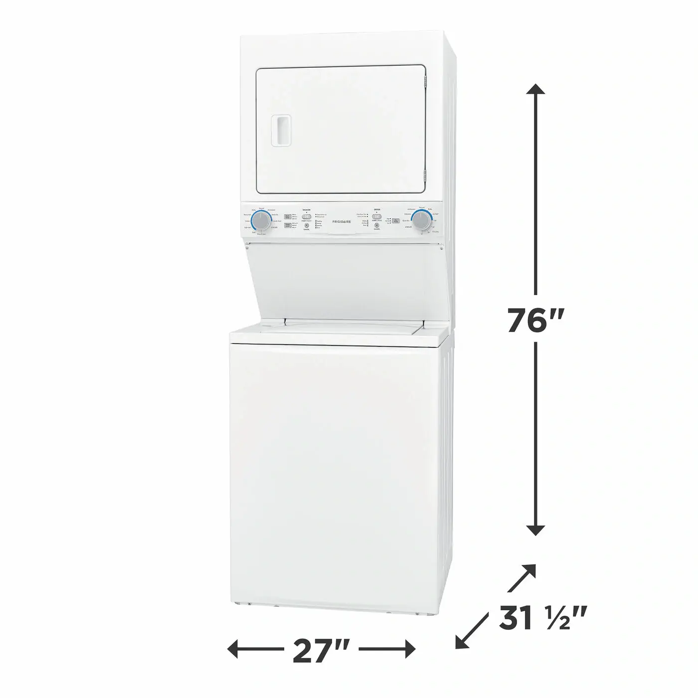 27 inch Electric Vented Laundry Center