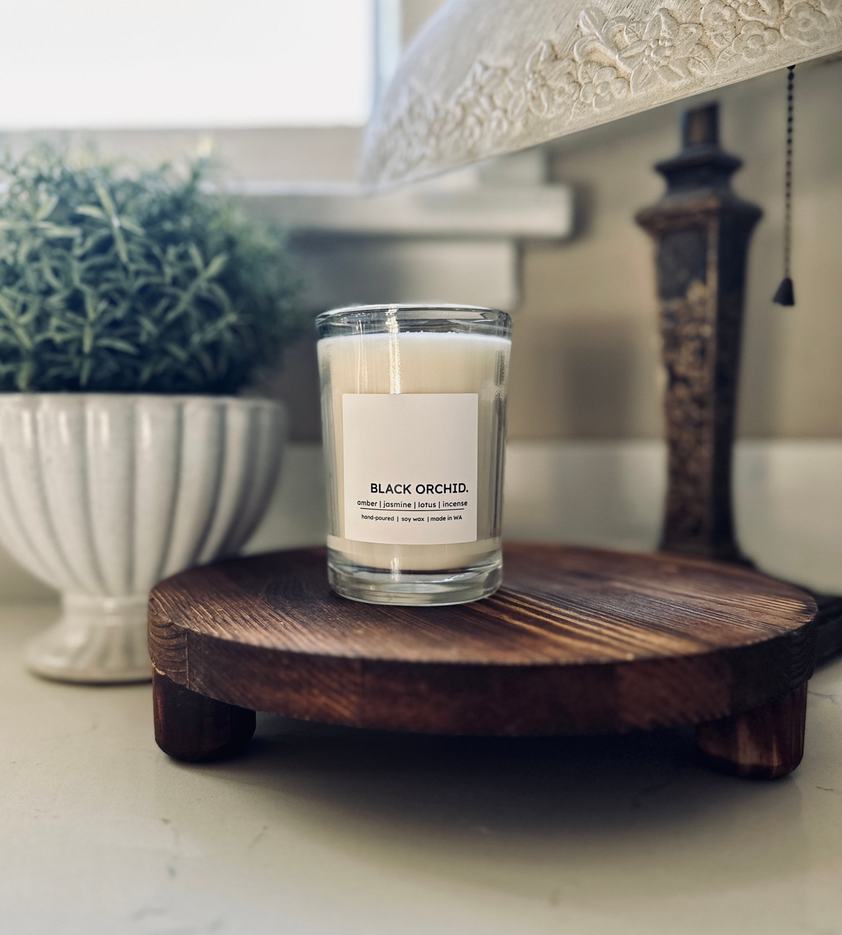 Black Orchid. (Designer Fragrance) 8 oz. Soy Candle