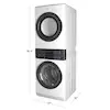 27 inch electric vented laundry tower