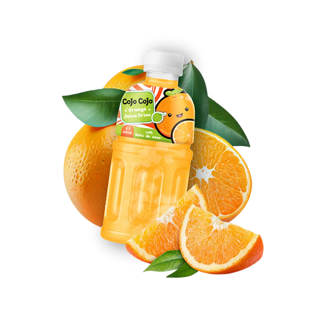 Cojo Cojo tropical drinks in orange, apple and strawberry | PureLife Beverages | Australia