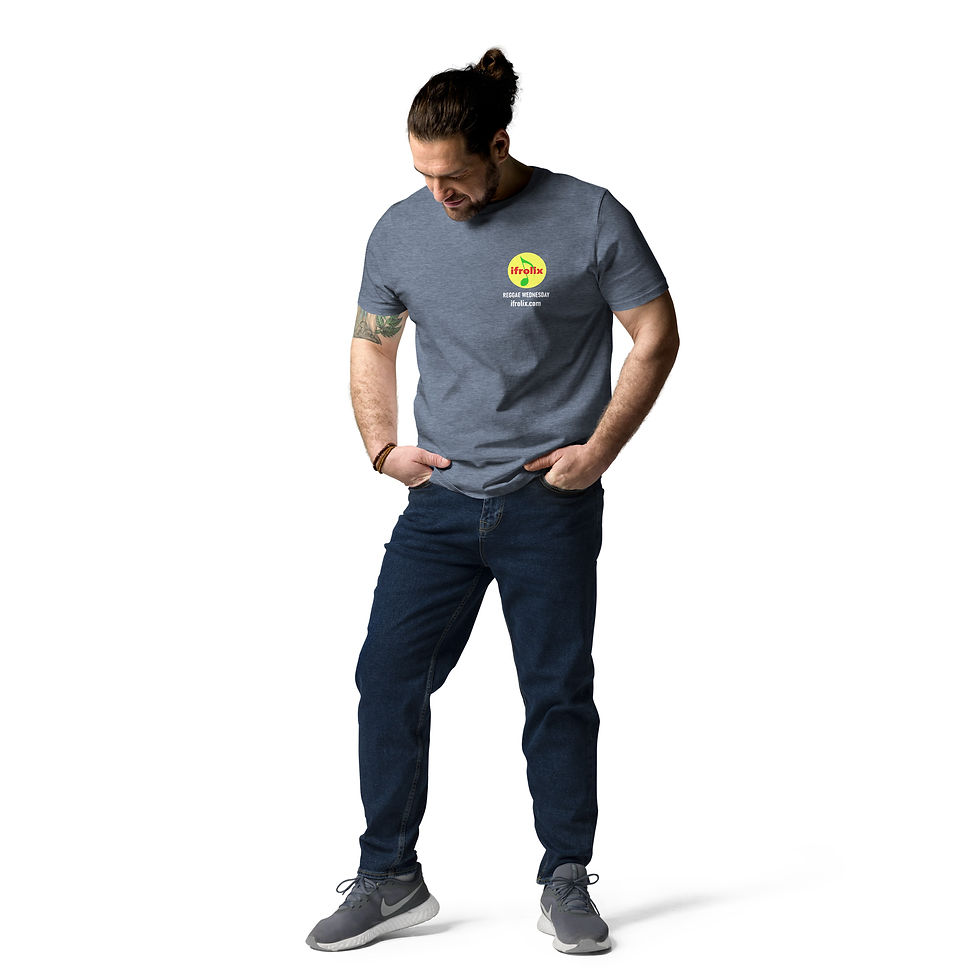 Thumbnail: Reggae Wednesday Unisex organic cotton t-shirt Dark Colors