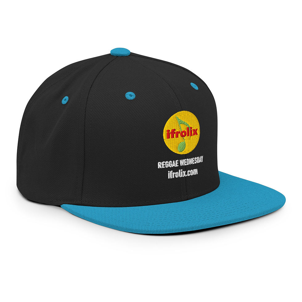 Thumbnail: Reggae Wednesday on Snapback Hat, Dark Colors
