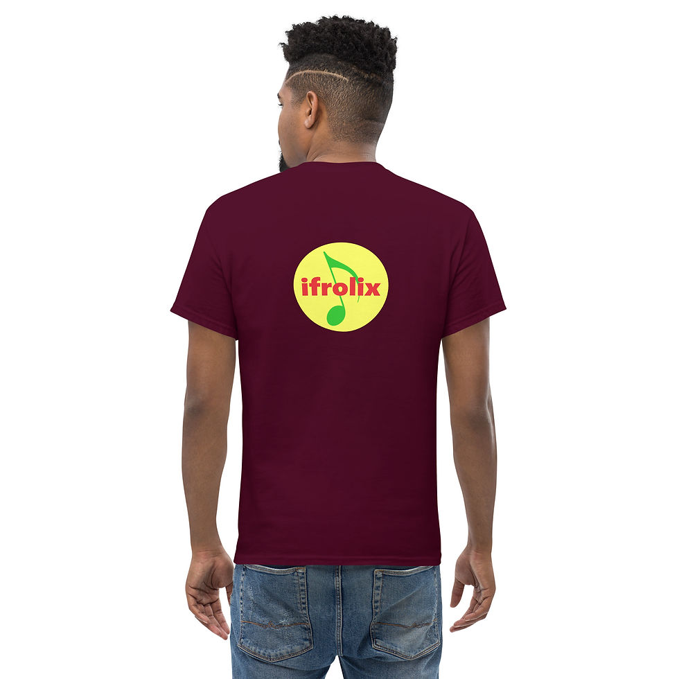 Thumbnail: Men's classic tee, dark, with ifrolix logo