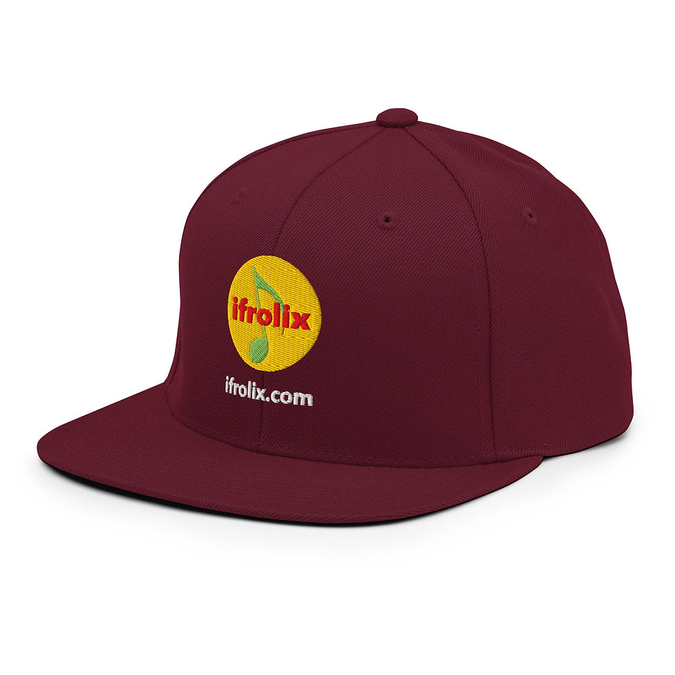 Thumbnail: Ifrolix.com on Snapback Hat, Dark Colors