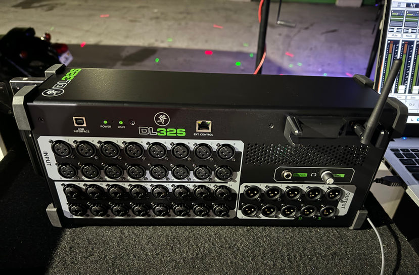 A 32 Channel Digital Mixer.