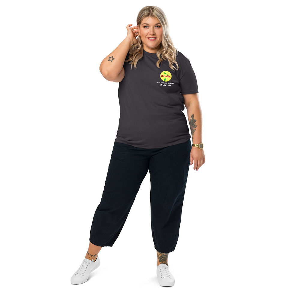 Thumbnail: Live Stream Reggae Unisex organic cotton t-shirt  Dark Colors