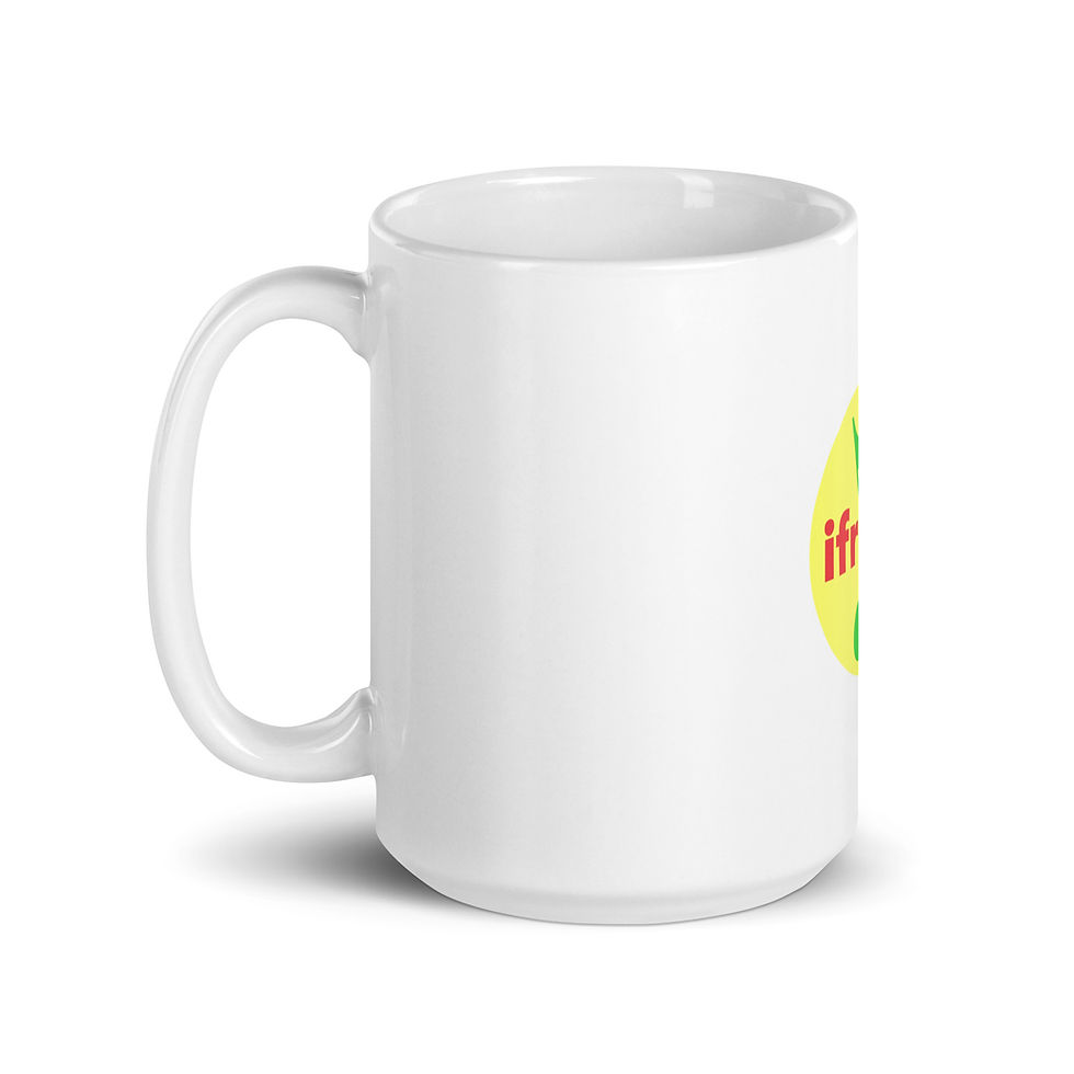 Thumbnail: White glossy mug with ifrolix logo