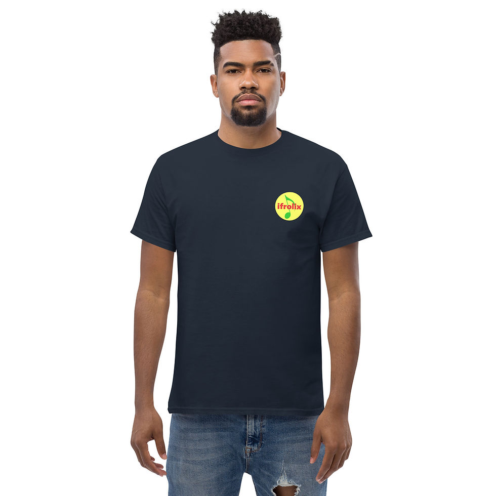 Thumbnail: Men's classic tee, dark, with ifrolix logo