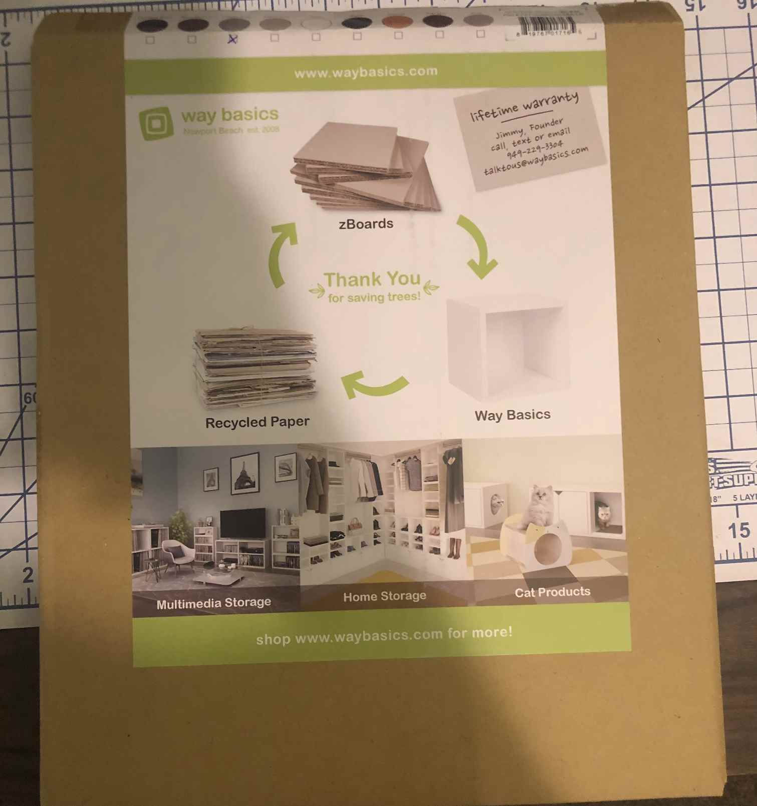 WayBasics Cat Scratcher Wall Corner (2-Pack)