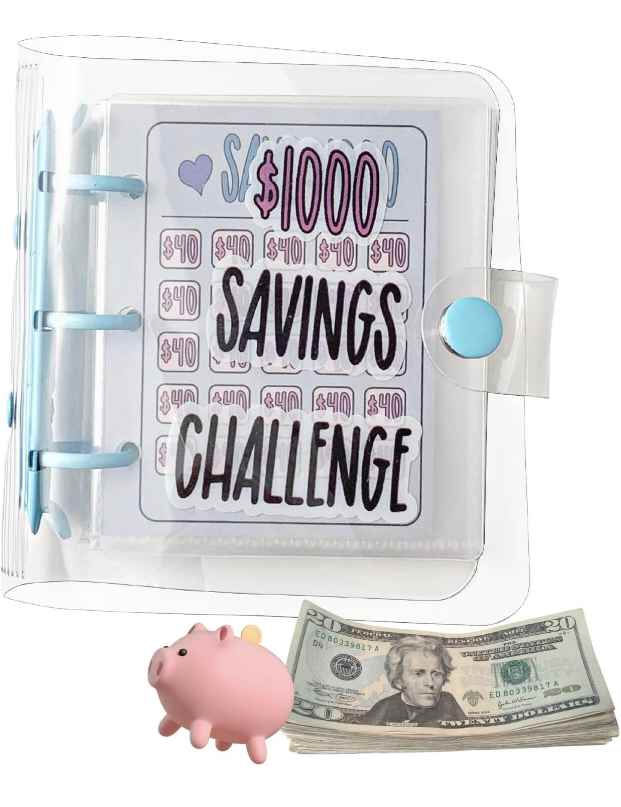 Mini $1,000 Savings Challenge Binder
