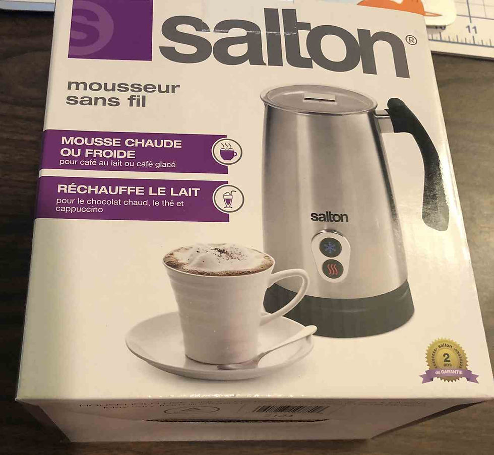 Salton Stainless Steel Milk Frother