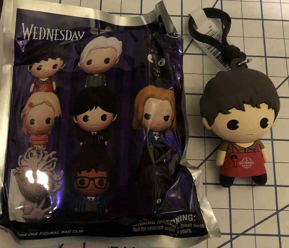 Wednesday Figural Bag Clip Series 1