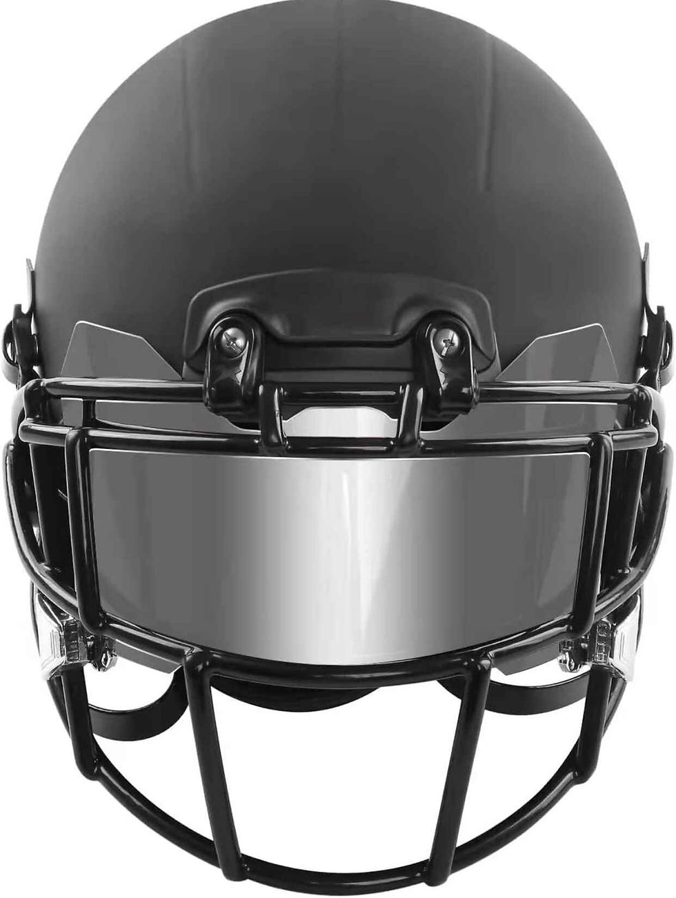 GY Silver Football Face Mask Visor