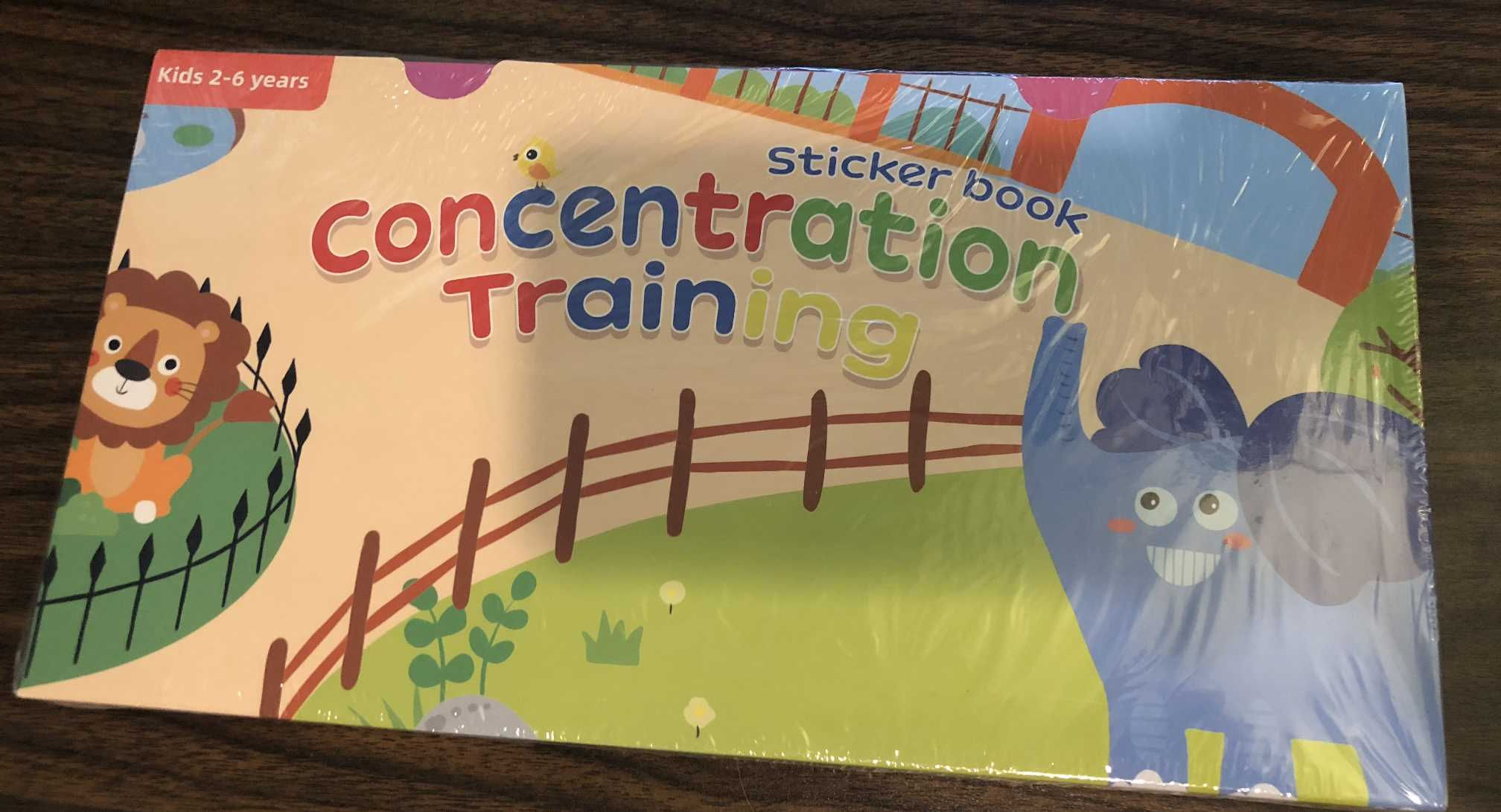 Lifebe 10 concentration training sticker book set