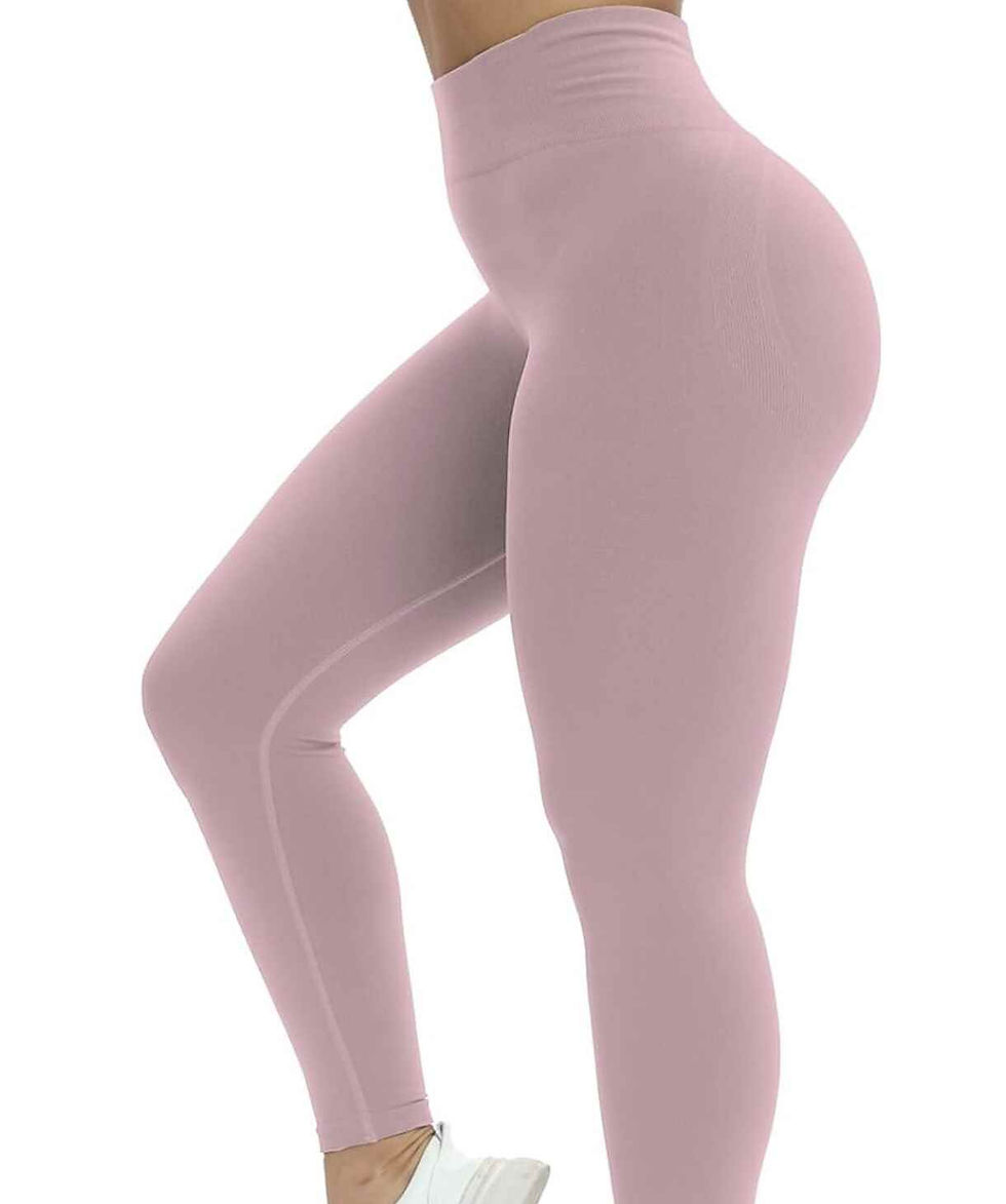 Yogains Pink Workout Leggings size M