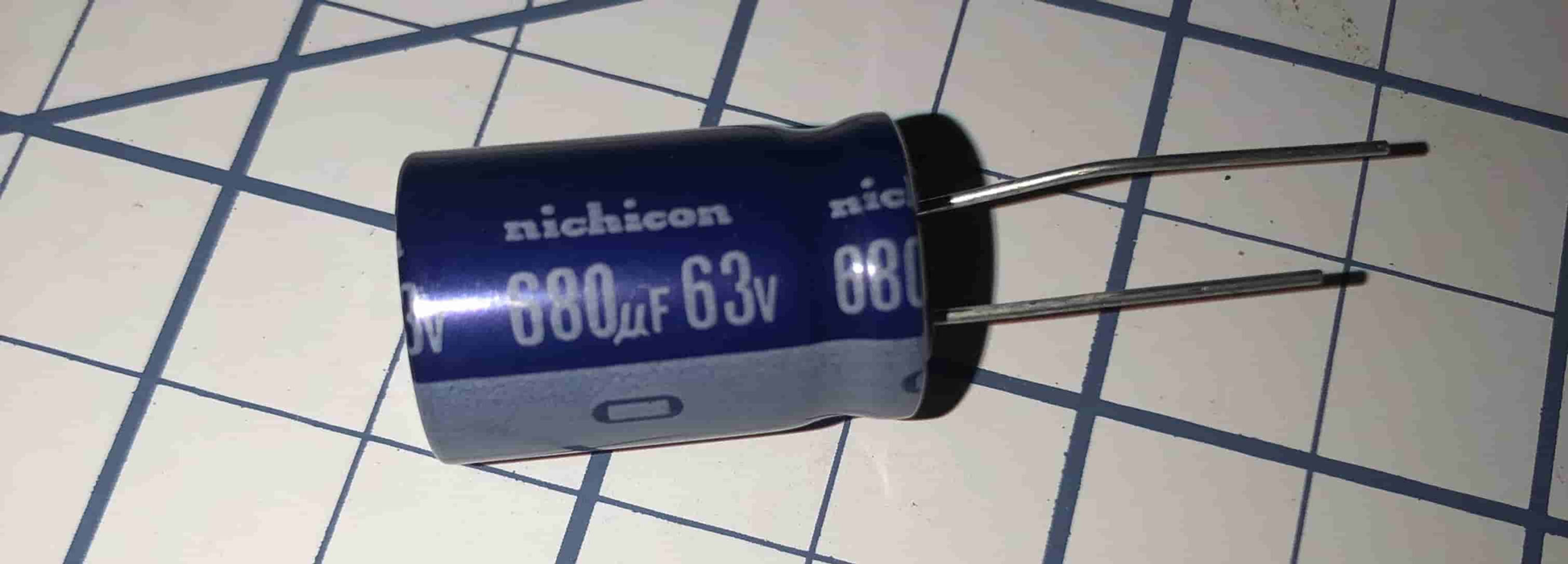 Nichicon 63v Radial Capacitor