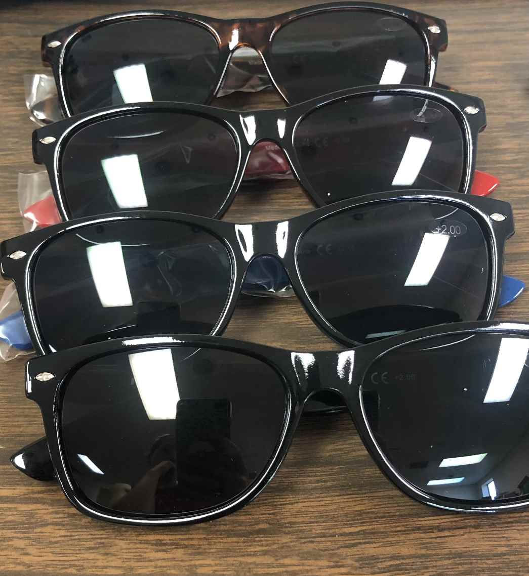Sunglasses/Reading Glasses +2.00 (4-Pack)