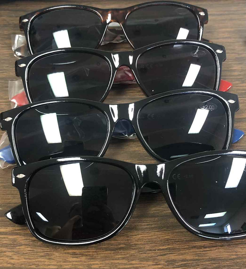 Sunglasses/Reading Glasses +2.00 (4-Pack)