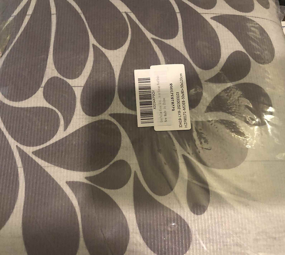 Gray Yellow Dahlia Kitchen Rugs Set of 2