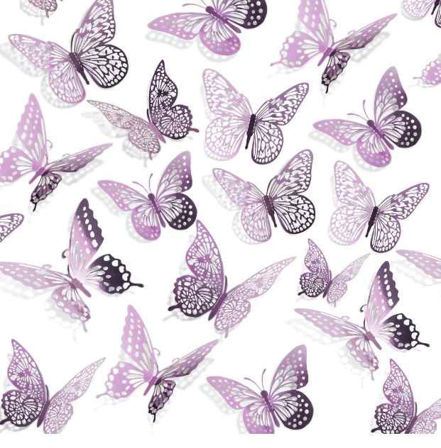 3D Butterfly Wall Decor