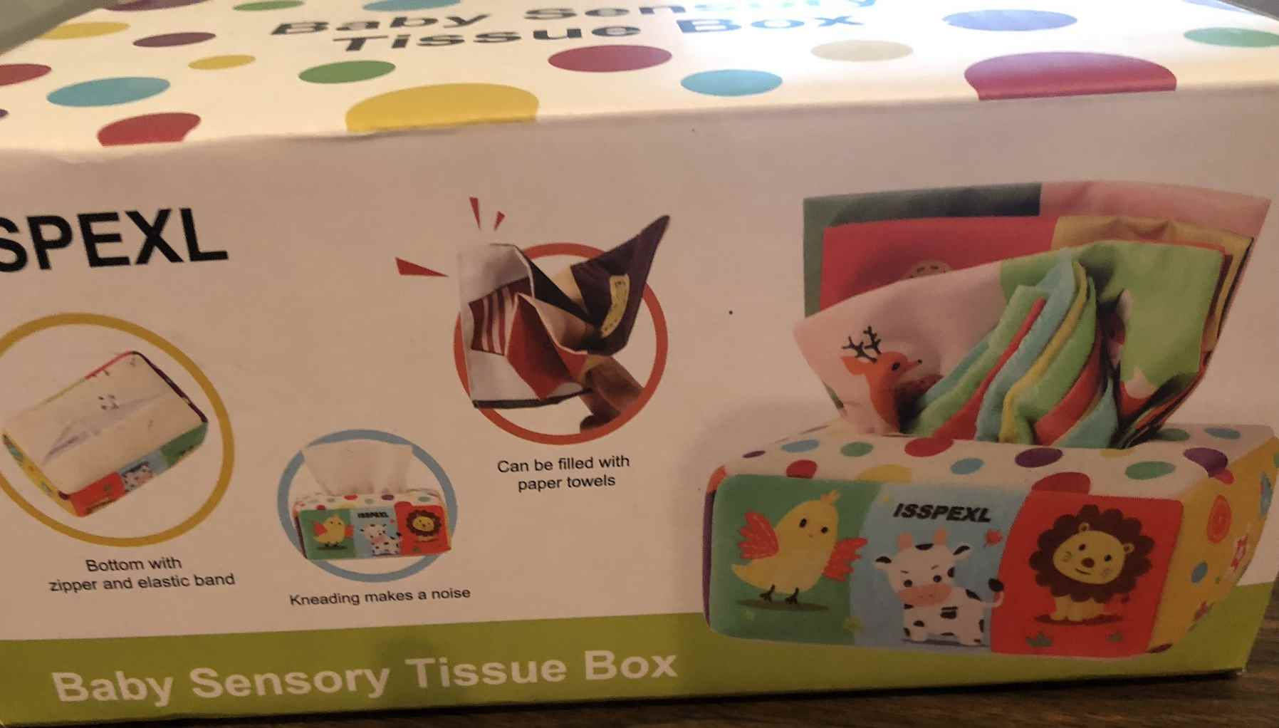Baby Sensory Tissue Box