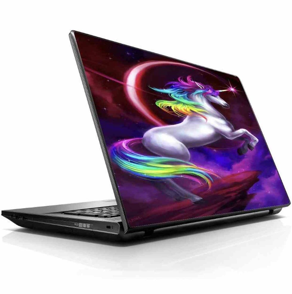 It's A Skin Unicorn Space Vinyl Sticker Laptop Cover