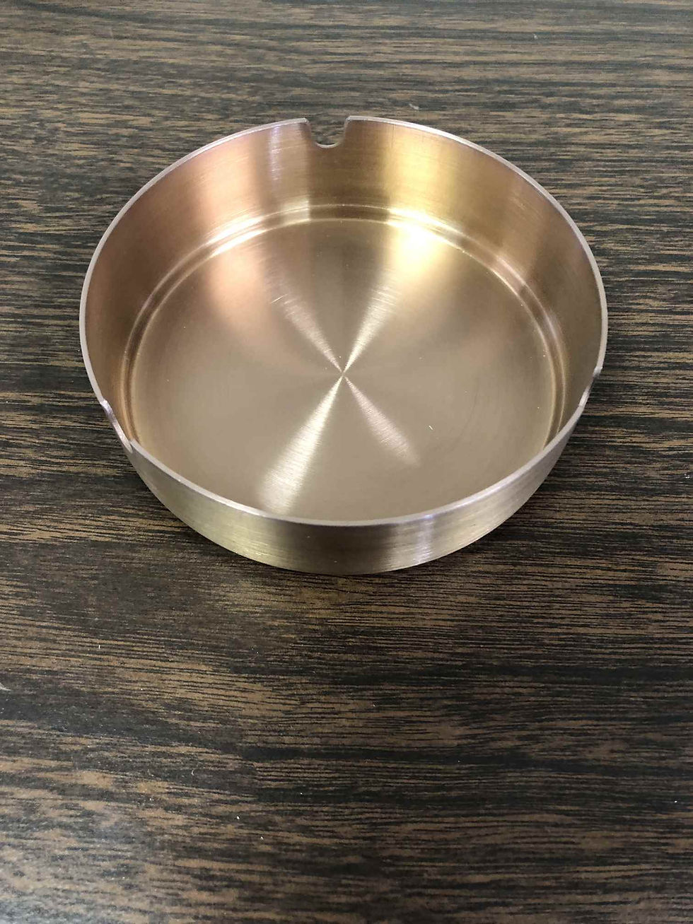 Kepfire Rose Gold Stainless Steel Ash Tray