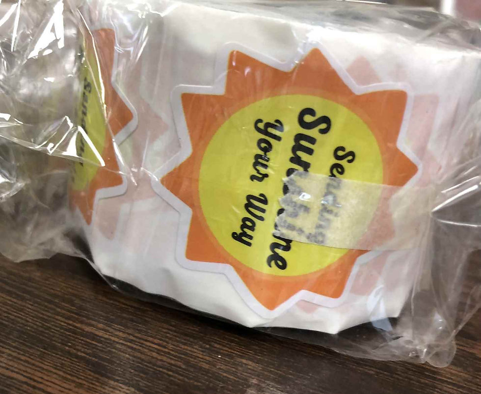 Sending Sunshine Sticker Roll