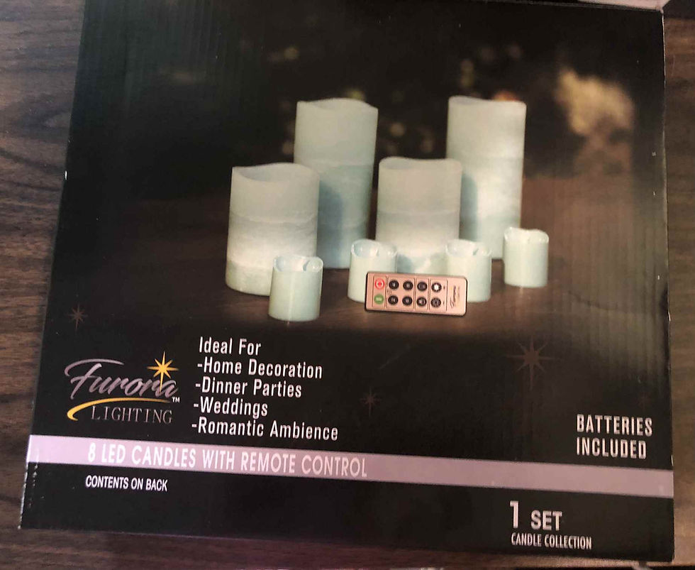 Thumbnail: Furora Lighting Green Ombre LED Candles (8-Pack)