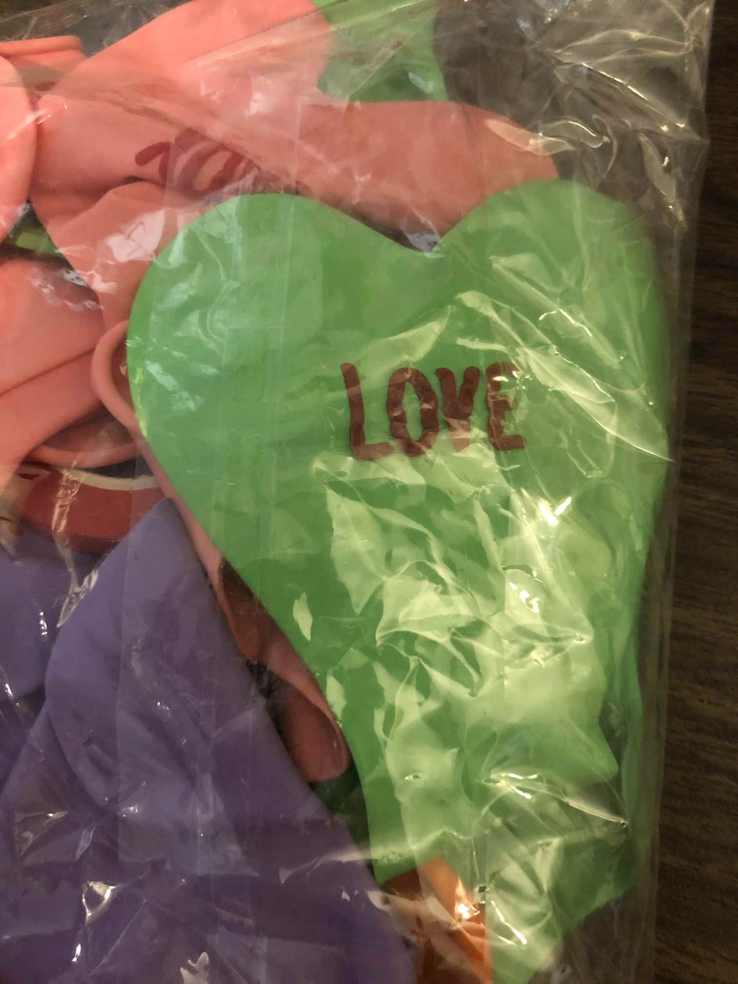 Valentines Day Candy Heart Balloons