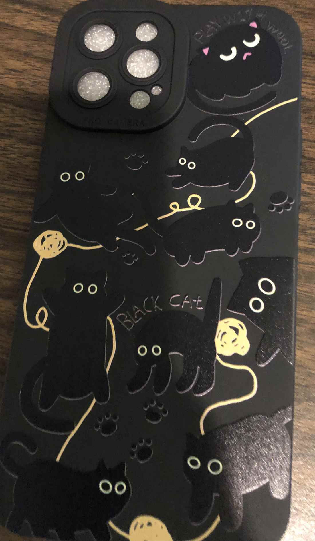IPhone 14 Pro Black Cat Case