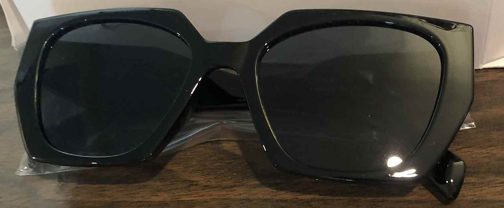Feiyold Polarized Sunglasses - Black Square