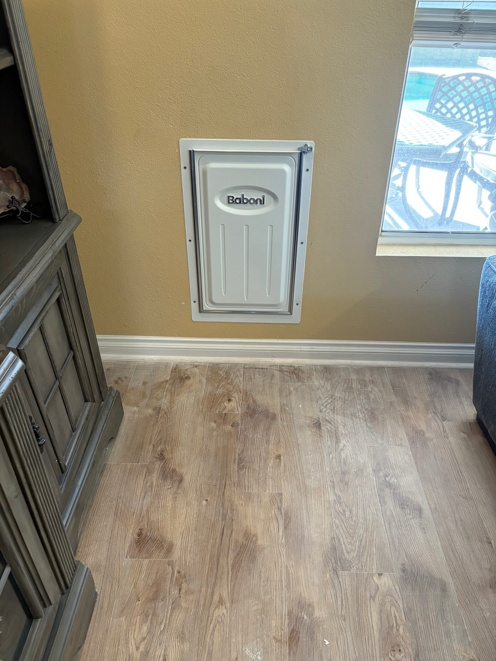 Doggy door install