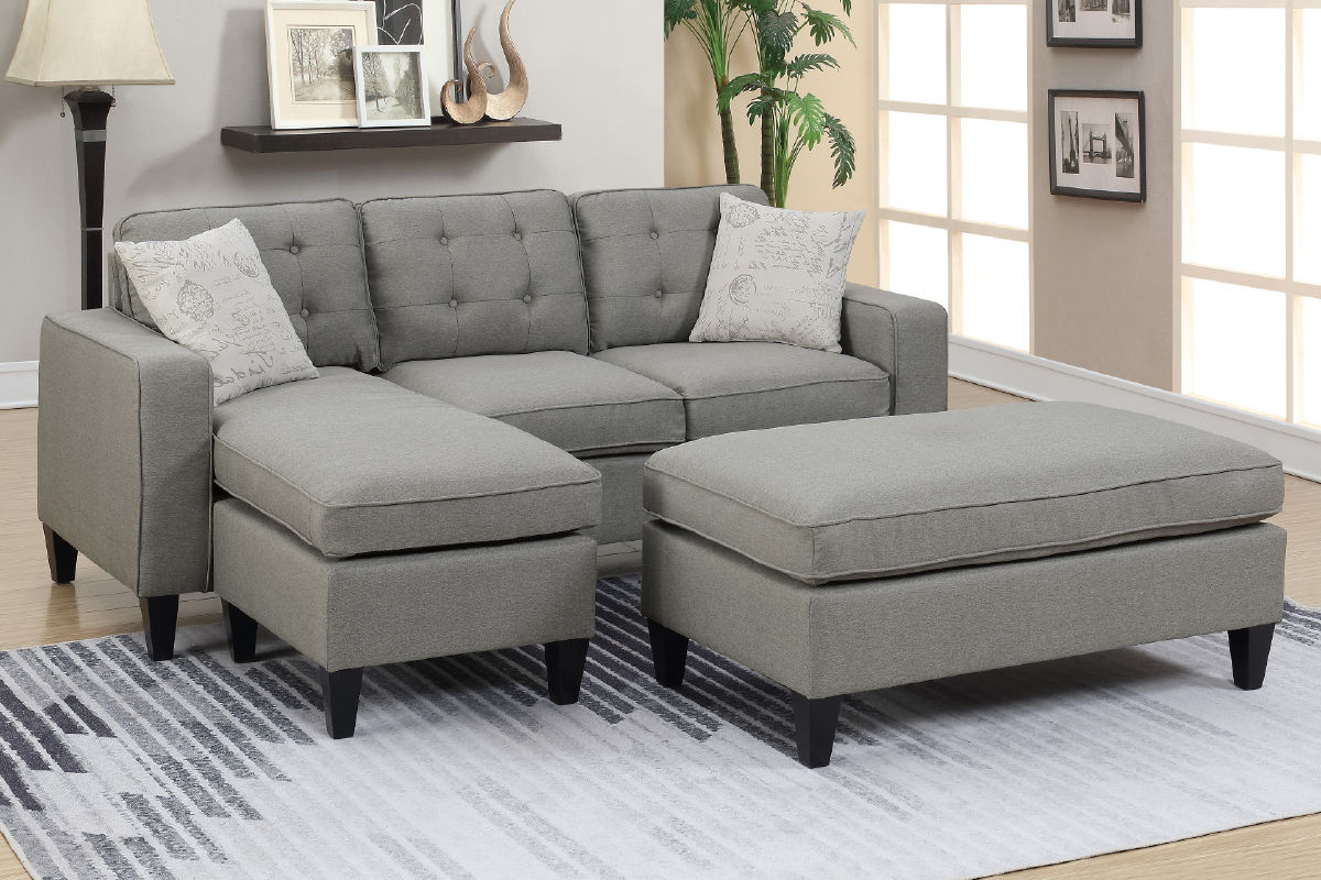 Sectional w/Ottoman