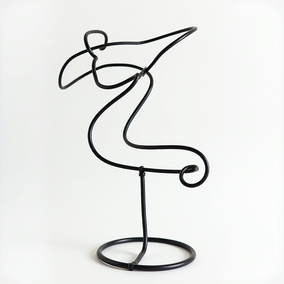 Abstract Wire Sculpture