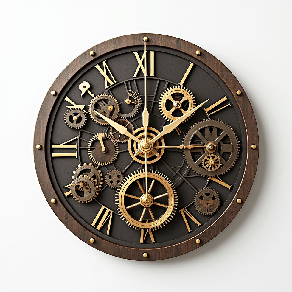 Steampunk Gear Clock