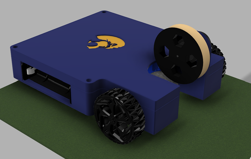 CAD Render of the Beta Golf Robot