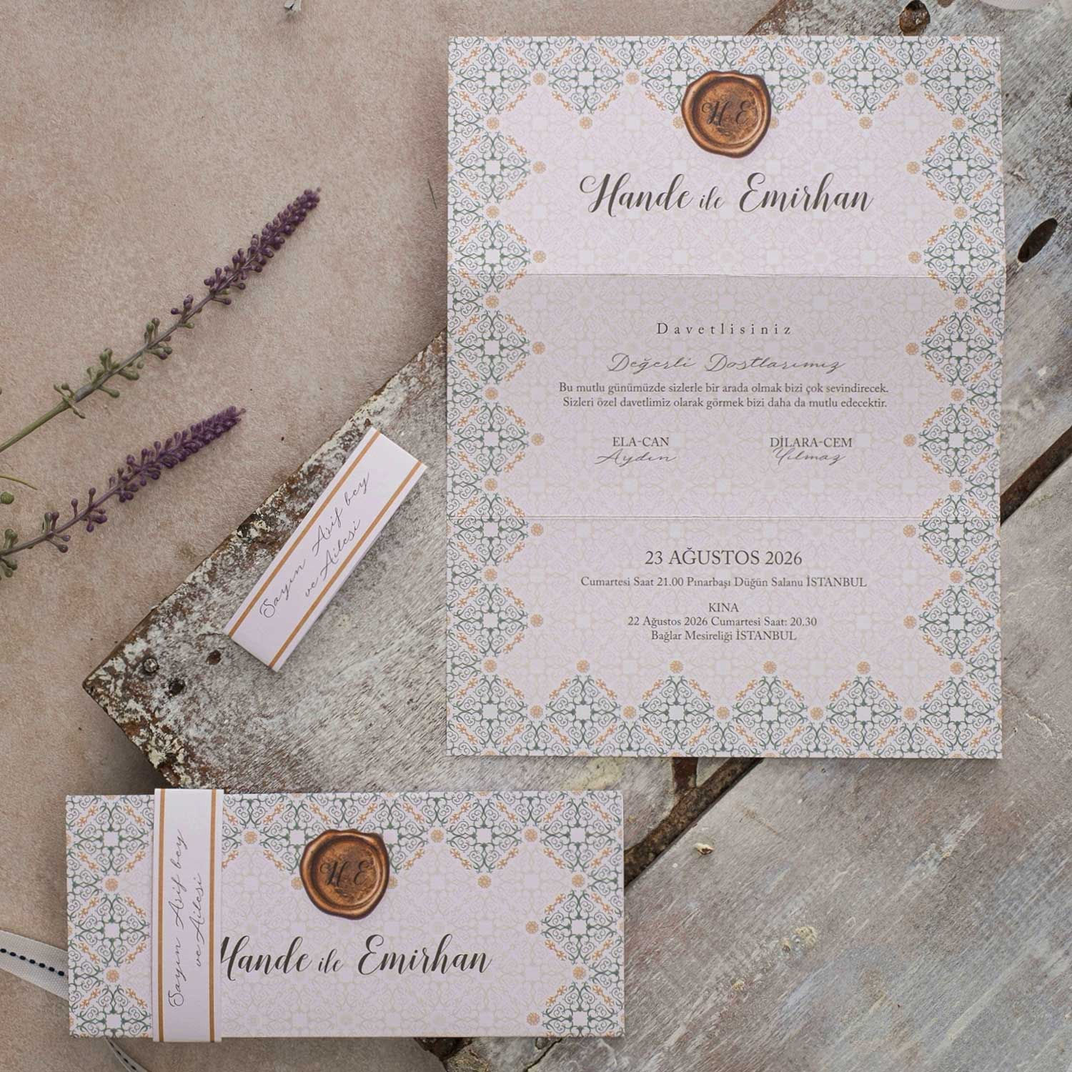 40361  eko polen düğün davetiyesi