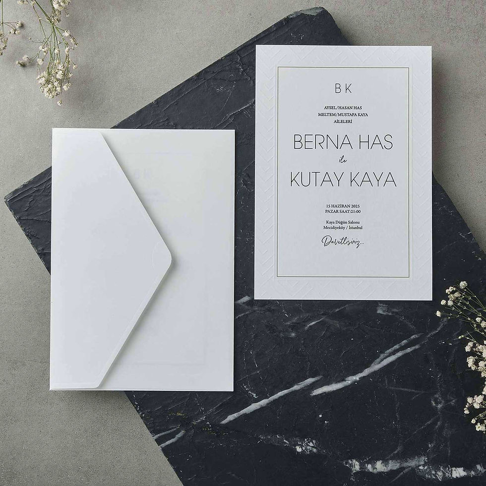 22531 polen sade düğün davetiyesi