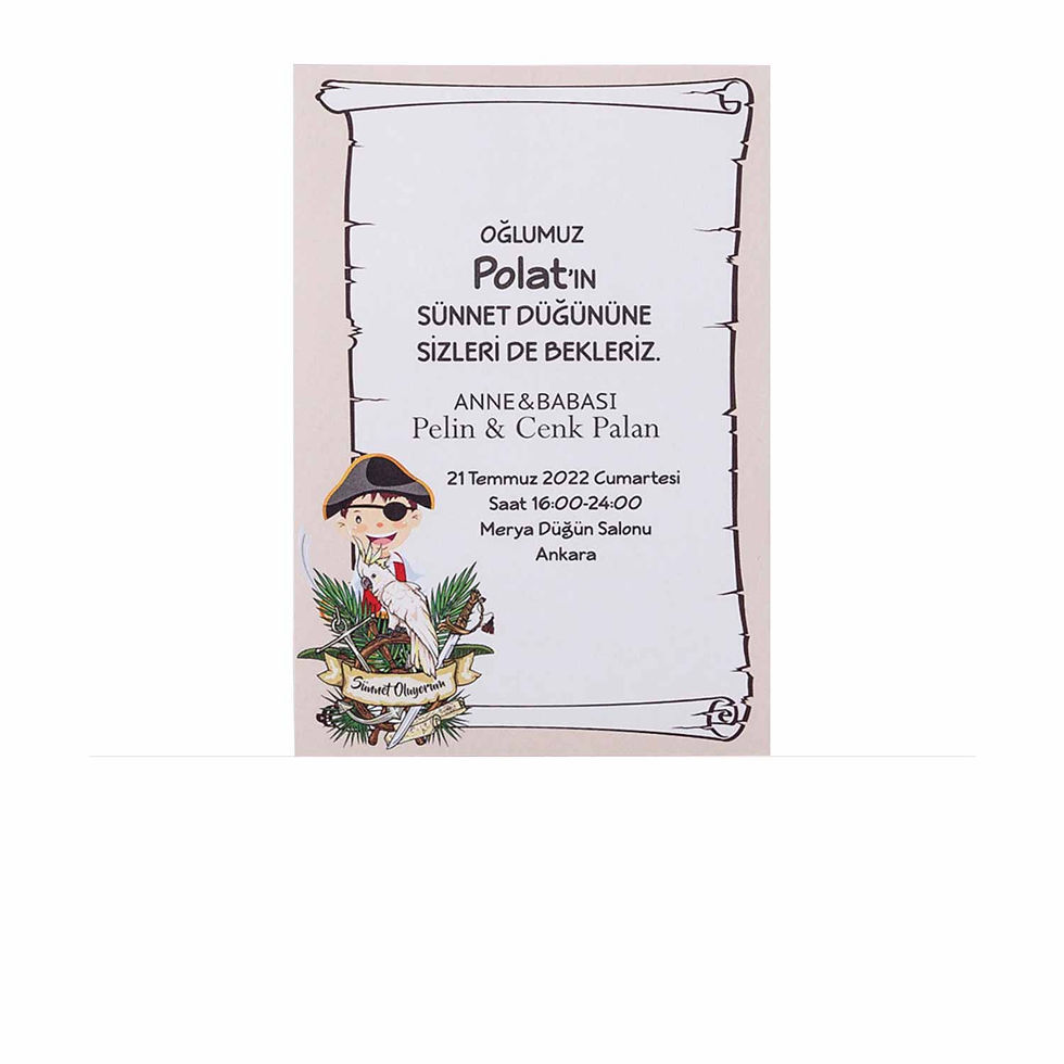 30433 polen sünnet davetiyesi